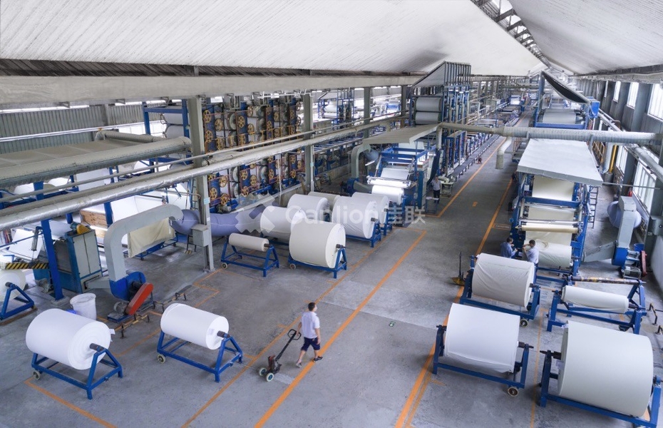Mianyang Jialian printing and dyeing Co., Ltd. chaîne de production de fabricant