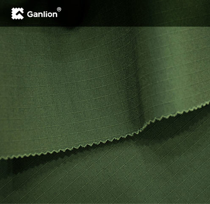 Tissu de vêtements de travail étiré par coton de polyester de polyolefine fiber